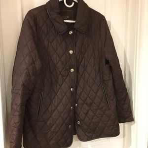 Coach Chocolate Brown Puffer Jacket